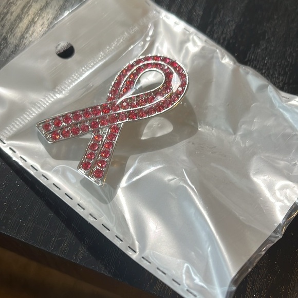 Breast Cancer Awareness Crystal Pins Heavy Duty - Picture 6 of 7